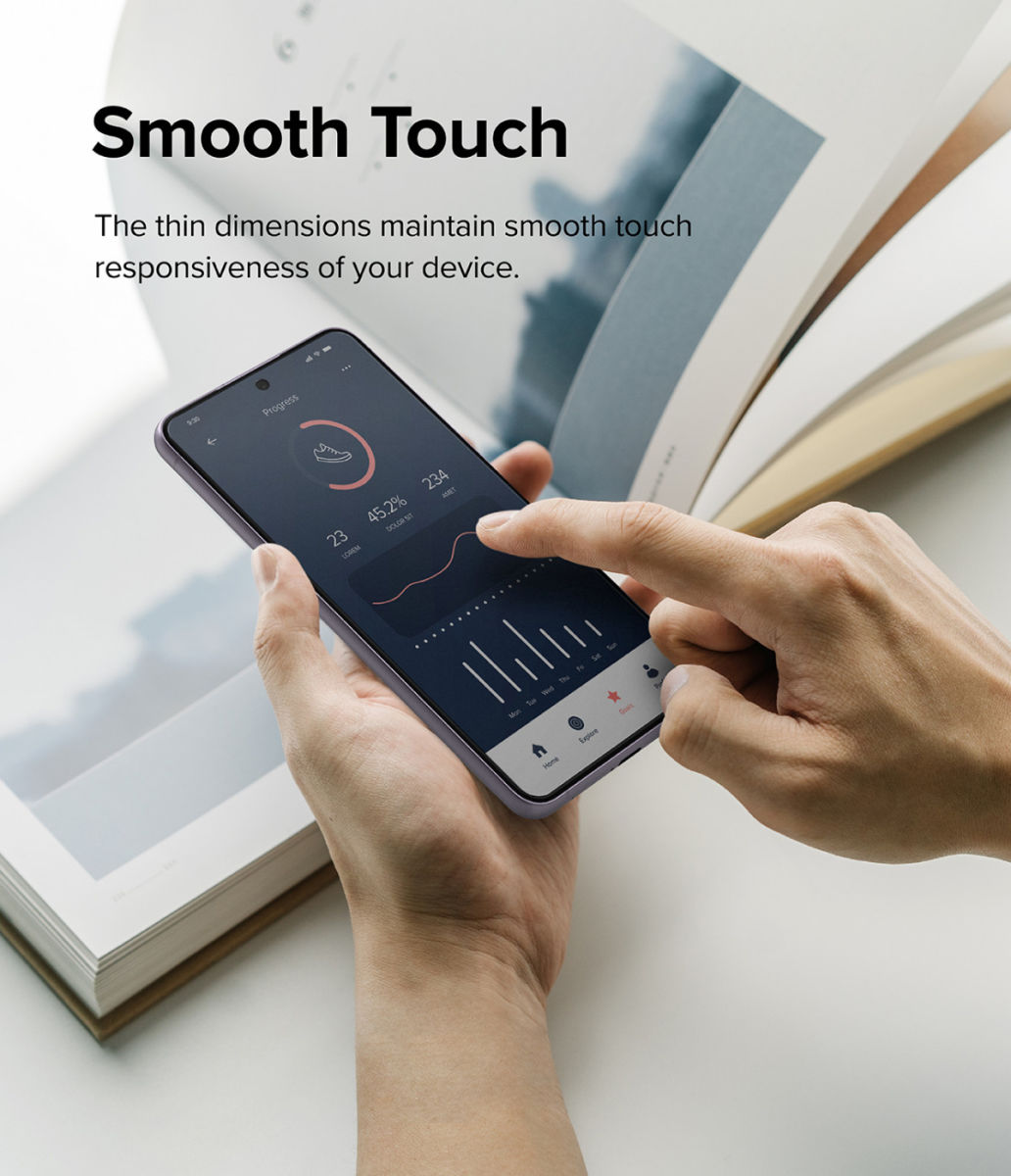 Ringke Samsung Galaxy S21 FE Screen Protector Tempered Glass (2-Pack) afbeelding 6