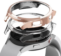 Ringke Slim - Samsung Galaxy Watch 4 44MM Hoesje (2P) - Roze Goud afbeelding