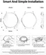 Ringke Slim - Samsung Watch 4 Classic 46MM Hoesje (2P) - Clear Zilver afbeelding 11