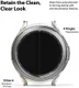 Ringke Slim - Samsung Watch 4 Classic 46MM Hoesje (2P) - Clear Zilver afbeelding 5