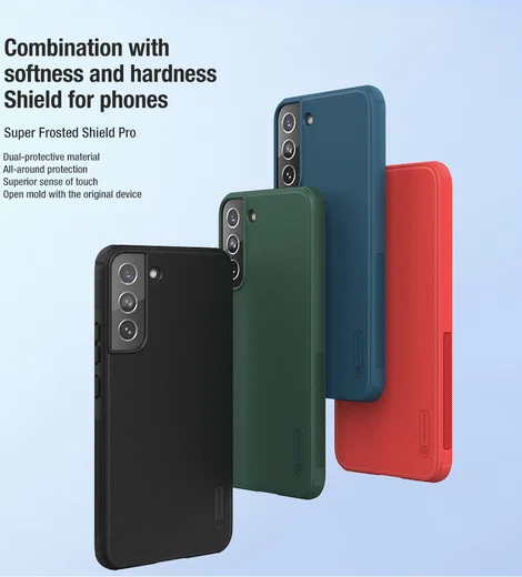 Nillkin Super Frosted Pro Shield Samsung Galaxy S22 Hoesje Zwart afbeelding 8