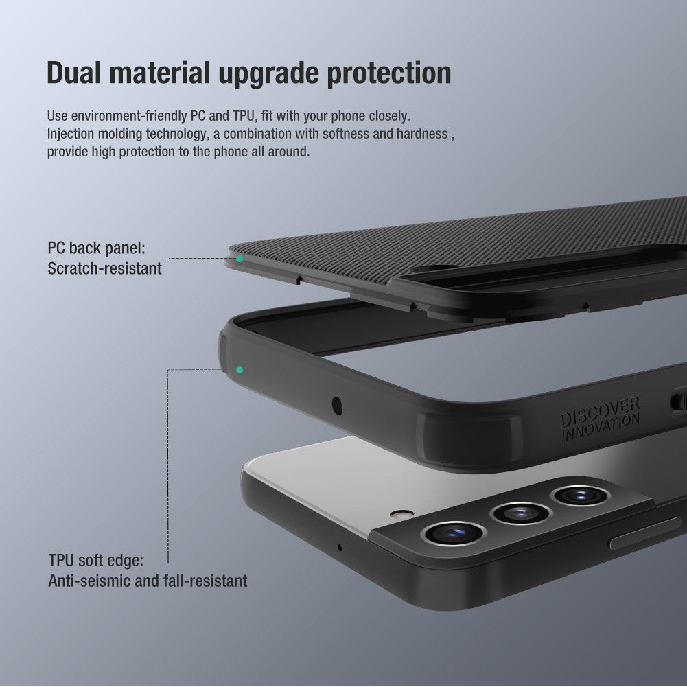 Nillkin Super Frosted Pro Shield Samsung Galaxy S22 Hoesje Zwart afbeelding 10