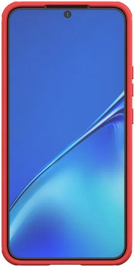 Nillkin Super Frosted Pro Shield Samsung Galaxy S22 Plus Hoesje Rood afbeelding 3