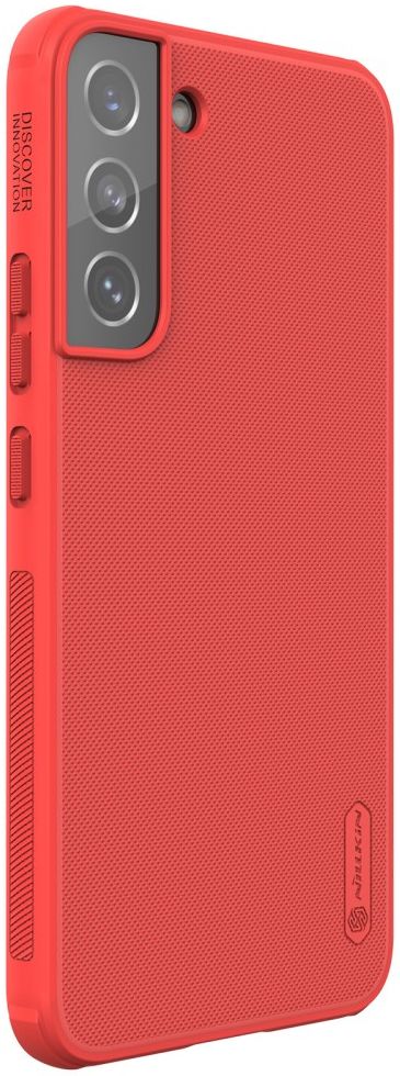 Nillkin Super Frosted Pro Shield Samsung Galaxy S22 Plus Hoesje Rood afbeelding 2