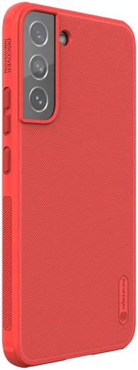 Nillkin Super Frosted Pro Shield Samsung Galaxy S22 Plus Hoesje Rood afbeelding 2