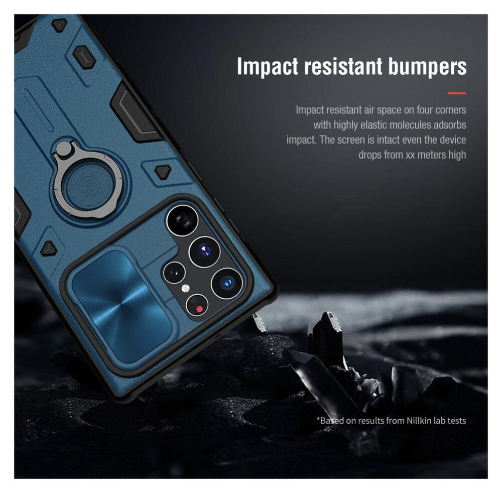 Nillkin CamShield Armor Samsung Galaxy S22 Ultra Camera Slider Groen afbeelding 10