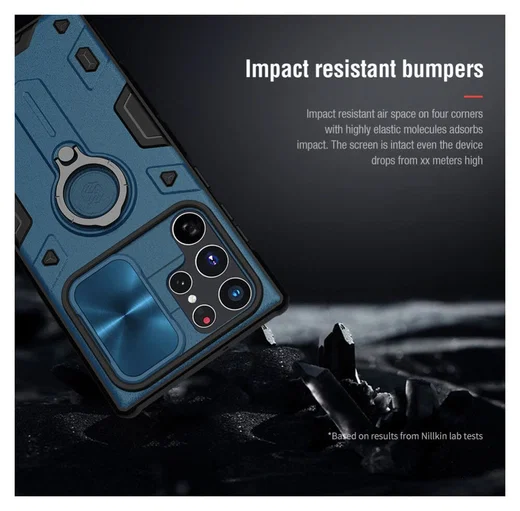 Nillkin CamShield Armor Samsung Galaxy S22 Ultra Camera Slider Groen afbeelding 10