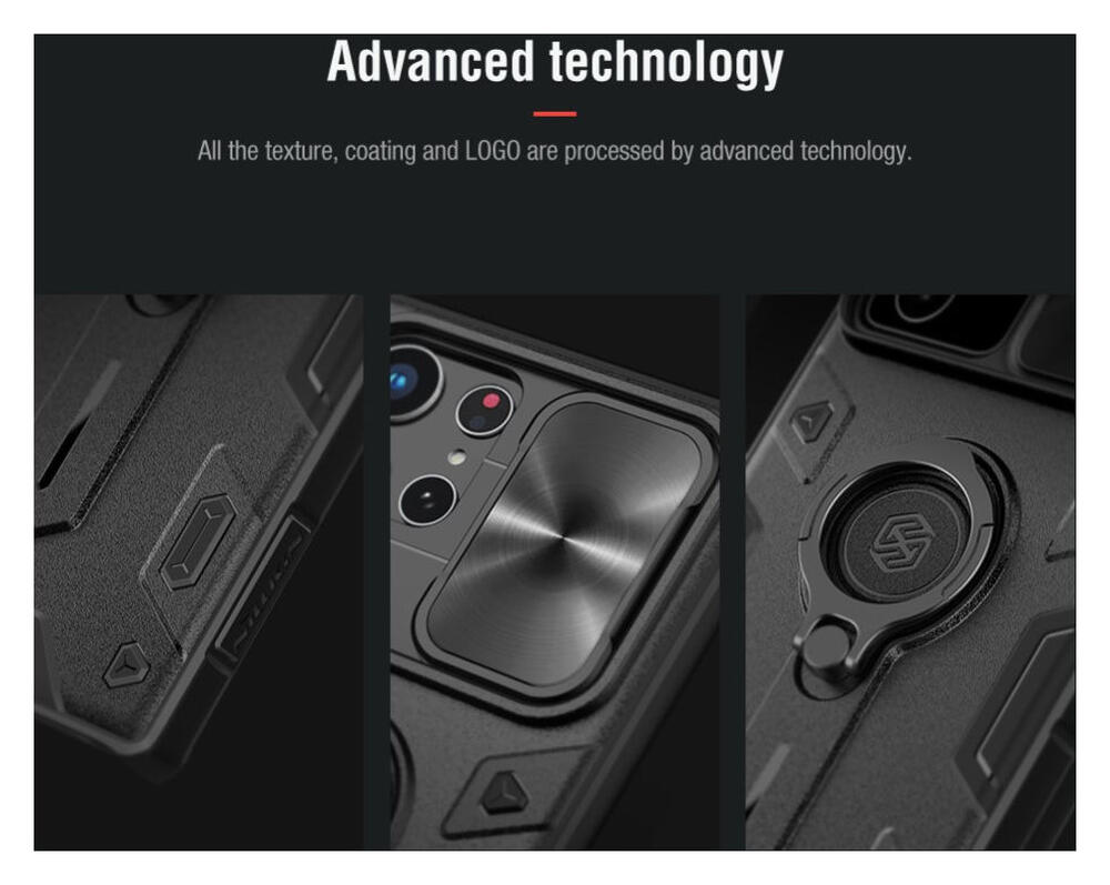 Nillkin CamShield Armor Samsung Galaxy S22 Ultra Camera Slider Groen afbeelding 12