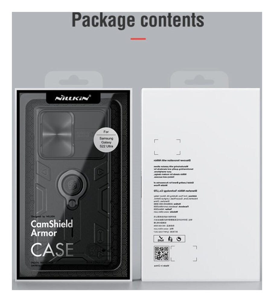 Nillkin CamShield Armor Samsung Galaxy S22 Ultra Camera Slider Groen afbeelding 15
