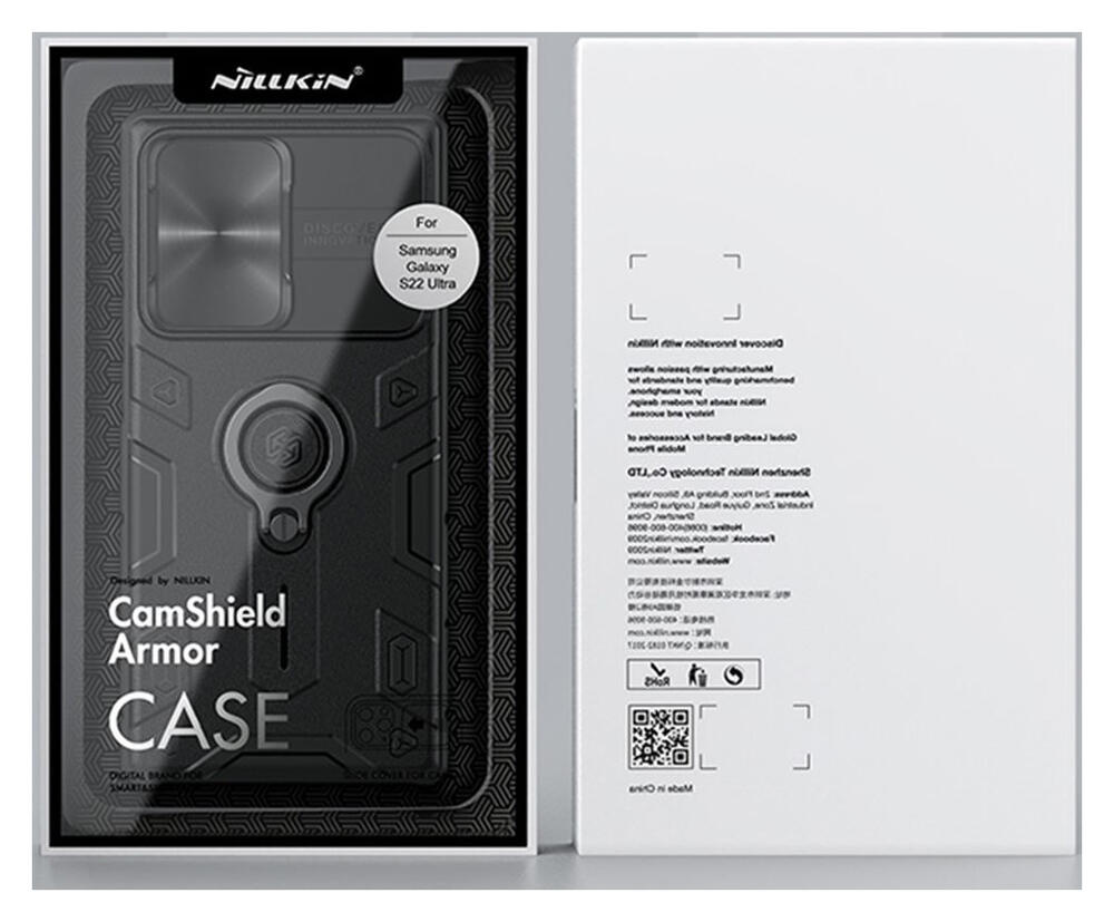 Nillkin CamShield Armor Samsung Galaxy S22 Ultra Camera Slider Groen afbeelding 5