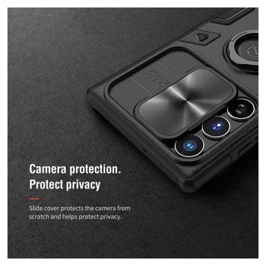 Nillkin CamShield Armor Samsung Galaxy S22 Ultra Camera Slider Groen afbeelding 7