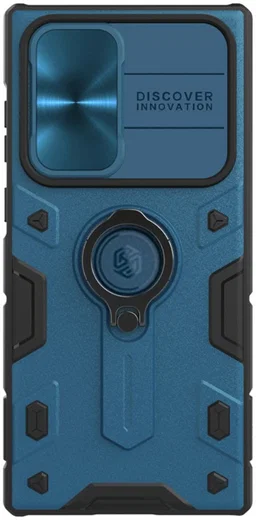 Nillkin CamShield Armor Samsung Galaxy S22 Ultra Camera Slider Blauw afbeelding 1