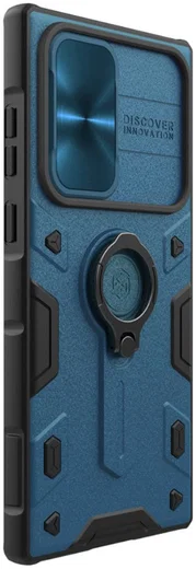 Nillkin CamShield Armor Samsung Galaxy S22 Ultra Camera Slider Blauw afbeelding 3