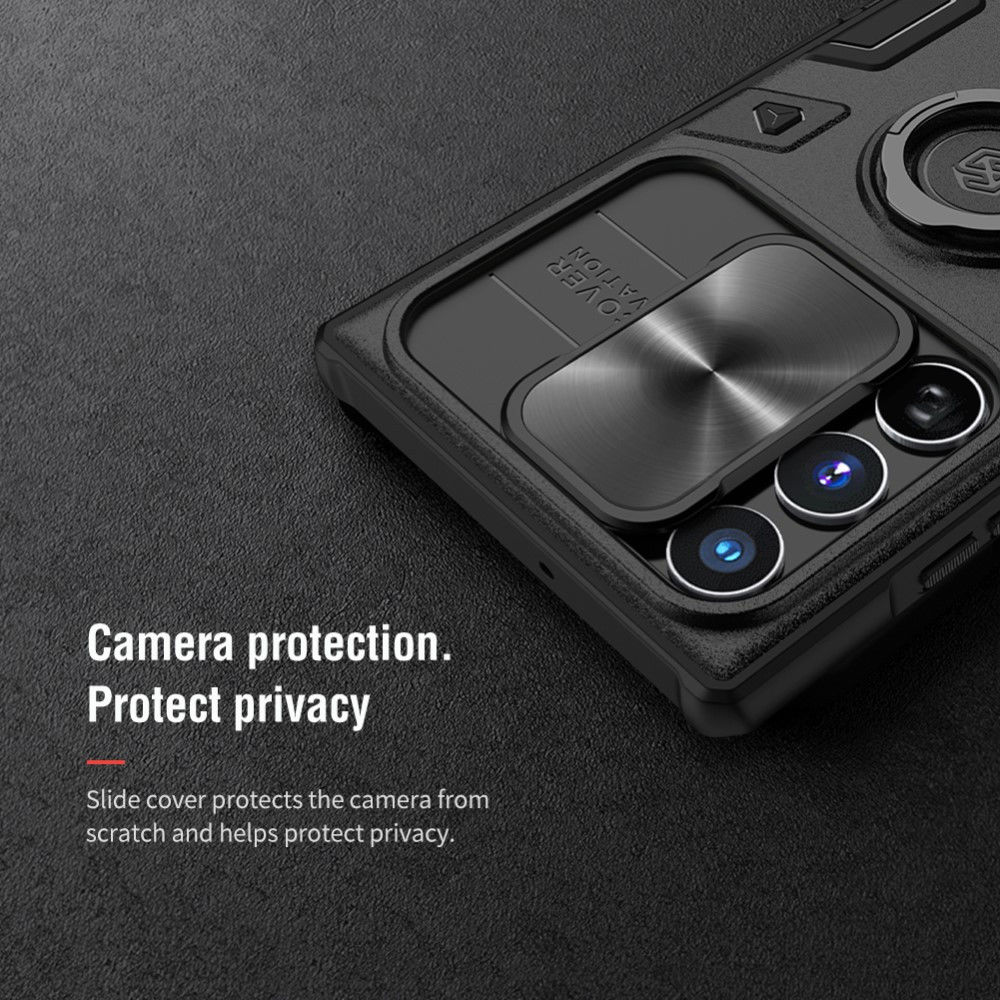 Nillkin CamShield Armor Samsung Galaxy S22 Ultra Camera Slider Blauw afbeelding 7