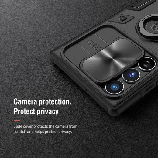 Nillkin CamShield Armor Samsung Galaxy S22 Ultra Camera Slider Blauw afbeelding 7