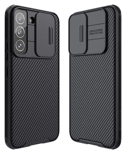 Nillkin CamShield Samsung Galaxy S22 Hoesje met Camera Slider Zwart afbeelding 4