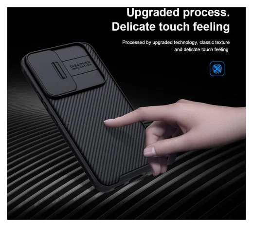 Nillkin CamShield Samsung Galaxy S22 Hoesje met Camera Slider Zwart afbeelding 10