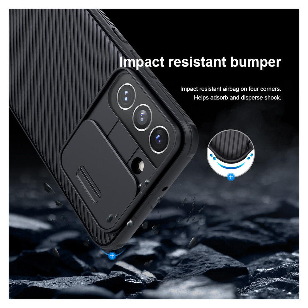 Nillkin CamShield Samsung Galaxy S22 Hoesje met Camera Slider Zwart afbeelding 6