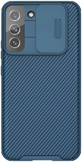 Nillkin CamShield Samsung Galaxy S22 Hoesje met Camera Slider Blauw afbeelding 1