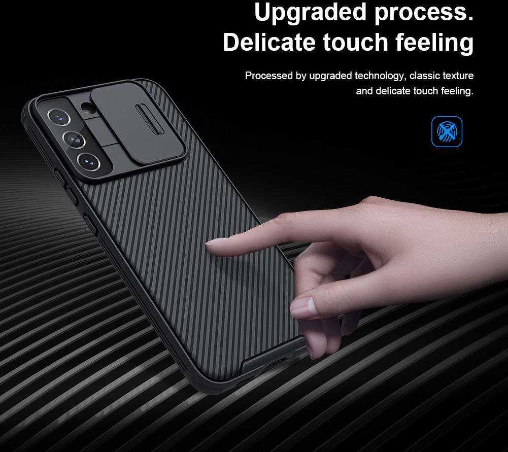 Nillkin CamShield Samsung Galaxy S22 Plus Hoesje Camera Slider Blauw afbeelding 9