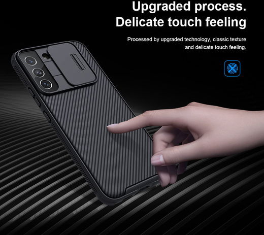 Nillkin CamShield Samsung Galaxy S22 Plus Hoesje Camera Slider Blauw afbeelding 9