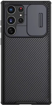Nillkin CamShield Samsung Galaxy S22 Ultra Hoesje Camera Slider Zwart