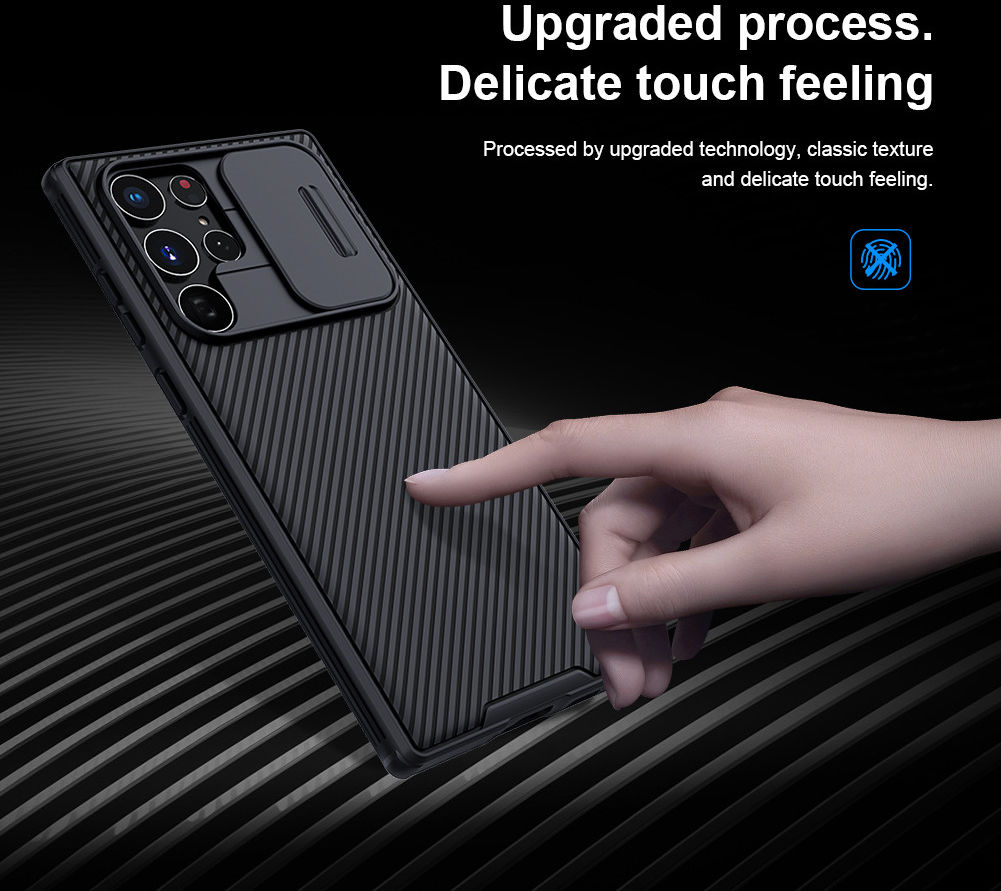 Nillkin CamShield Samsung Galaxy S22 Ultra Hoesje Camera Slider Groen afbeelding 9
