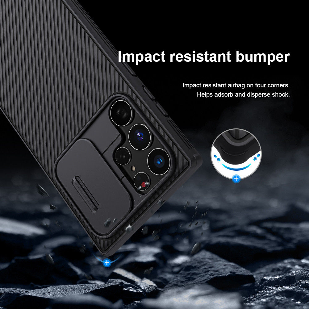 Nillkin CamShield Samsung Galaxy S22 Ultra Hoesje Camera Slider Groen afbeelding 5