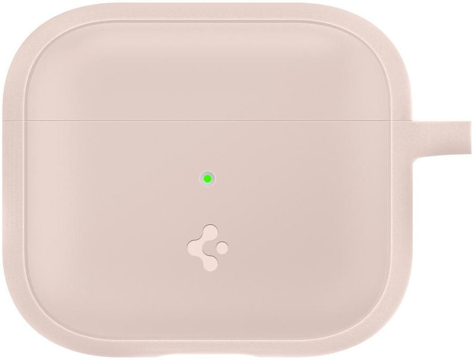 Spigen Silicone Fit Apple AirPods 3 Hoesje Siliconen Roze afbeelding 2