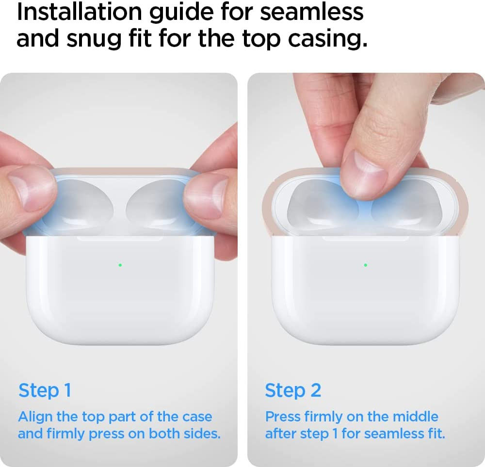 Spigen Silicone Fit Apple AirPods 3 Hoesje Siliconen Roze afbeelding 9