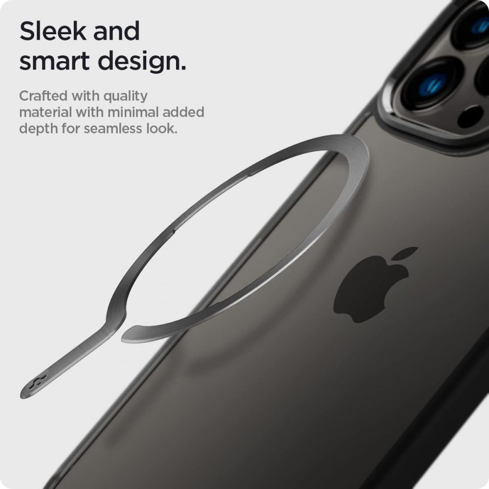 Spigen OneTap MagSafe Magneet Versterker Sticker Zwart afbeelding 4