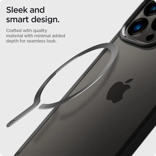 Spigen OneTap MagSafe Magneet Versterker Sticker Zwart afbeelding 4