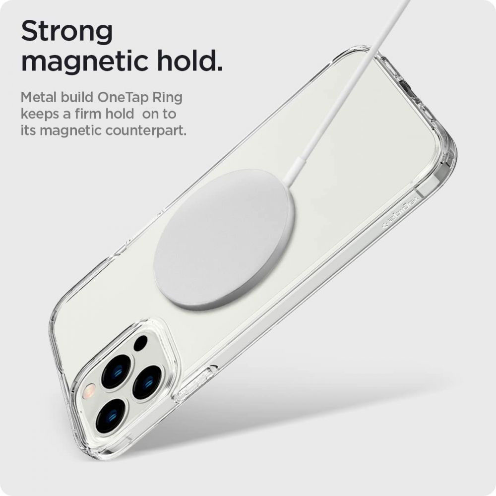 Spigen OneTap MagSafe Magneet Versterker Sticker Zwart afbeelding 5