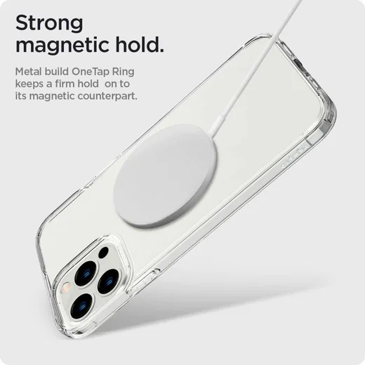 Spigen OneTap MagSafe Magneet Versterker Sticker Zwart afbeelding 5