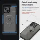 Spigen OneTap MagSafe Magneet Versterker Sticker Zwart afbeelding 7