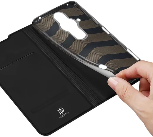 Dux Ducis Skin Pro Sony Xperia Pro-I Hoesje Wallet Book Case Zwart afbeelding 6