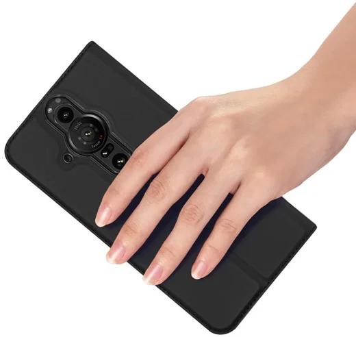 Dux Ducis Skin Pro Sony Xperia Pro-I Hoesje Wallet Book Case Zwart afbeelding 5