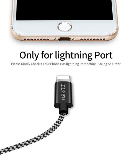 Dux Ducis Fast Charging 2.1A Apple Lightning Oplaad Kabel 0.25 Meter afbeelding 5