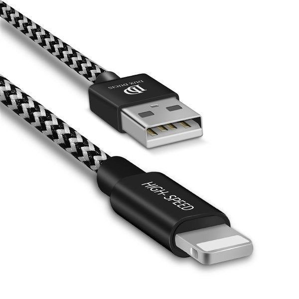 Dux Ducis Fast Charging 2.1A Lightning Oplaad Kabel 1 Meter afbeelding 1