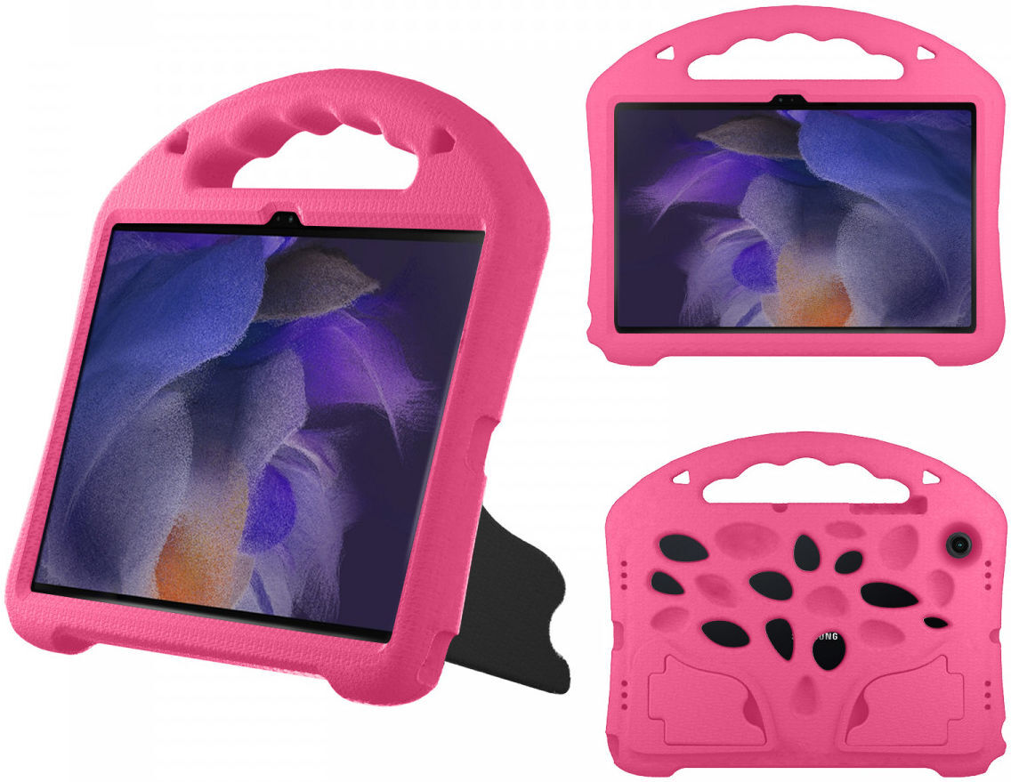 Samsung Galaxy Tab A8 Happy Tree Kinder Tablethoes Roze afbeelding 10