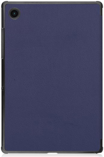 Samsung Galaxy Tab A8 Hoes Tri-Fold Book Case Blauw afbeelding 9