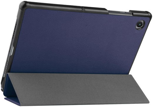 Samsung Galaxy Tab A8 Hoes Tri-Fold Book Case Blauw afbeelding 10