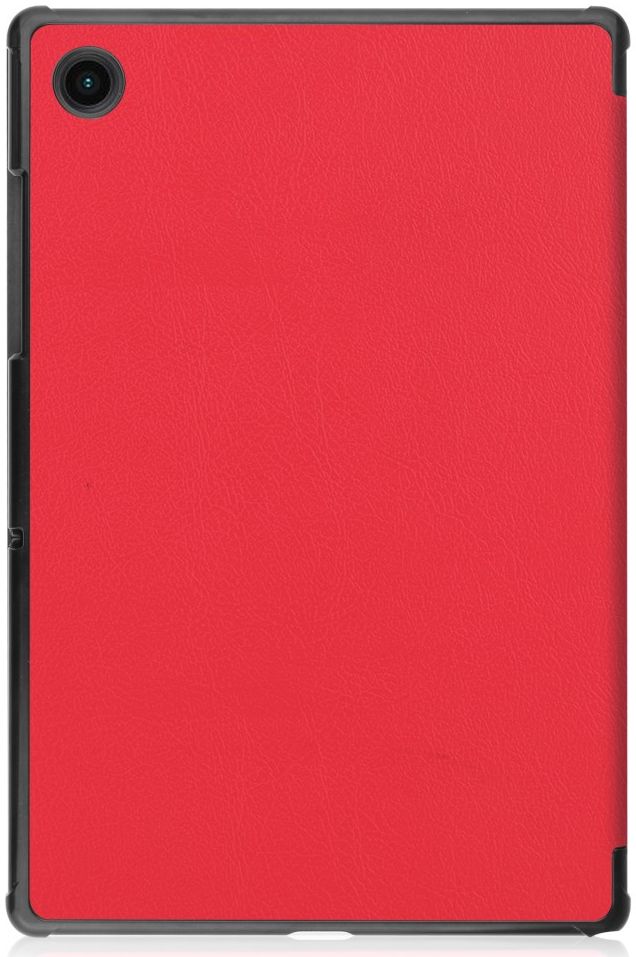 Samsung Galaxy Tab A8 Hoes Tri-Fold Book Case Rood afbeelding 10