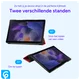 Samsung Galaxy Tab A8 Hoes Tri-Fold Book Case Rood afbeelding 6