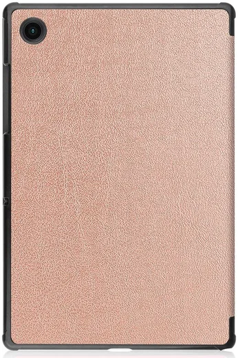 Samsung Galaxy Tab A8 Hoes Tri-Fold Book Case Roze Goud afbeelding 10