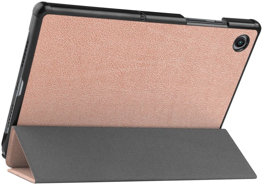 Samsung Galaxy Tab A8 Hoes Tri-Fold Book Case Roze Goud afbeelding 9