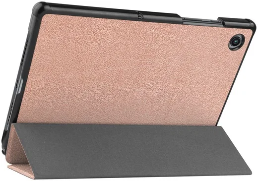 Samsung Galaxy Tab A8 Hoes Tri-Fold Book Case Roze Goud afbeelding 9