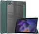 Samsung Galaxy Tab A8 Hoes Tri-Fold Book Case Kunstleer Groen afbeelding 1