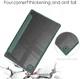 Samsung Galaxy Tab A8 Hoes Tri-Fold Book Case Kunstleer Groen afbeelding 2