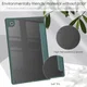 Samsung Galaxy Tab A8 Hoes Tri-Fold Book Case Kunstleer Groen afbeelding 4